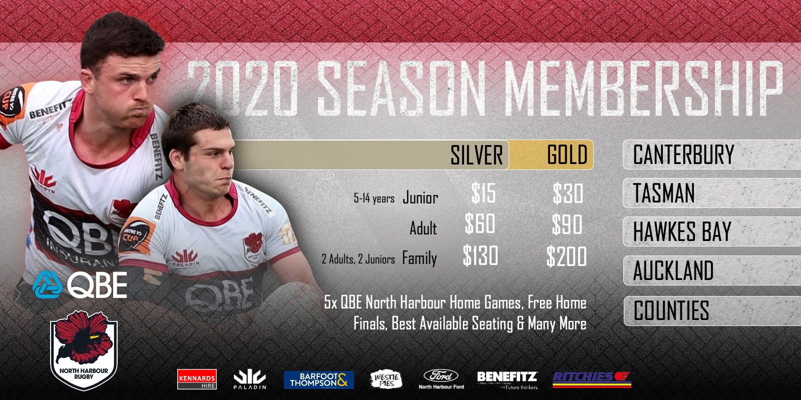 2020 Season Memberships